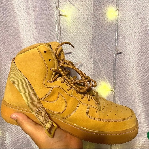 Nike Air Force 1 High Wheat (6.5Y) - Picture 1 of 2